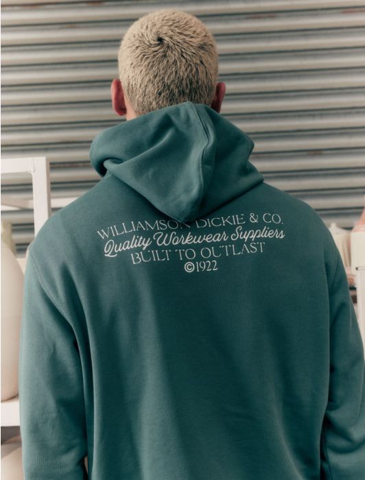 DICKIES Globe Hoodie in GREEN