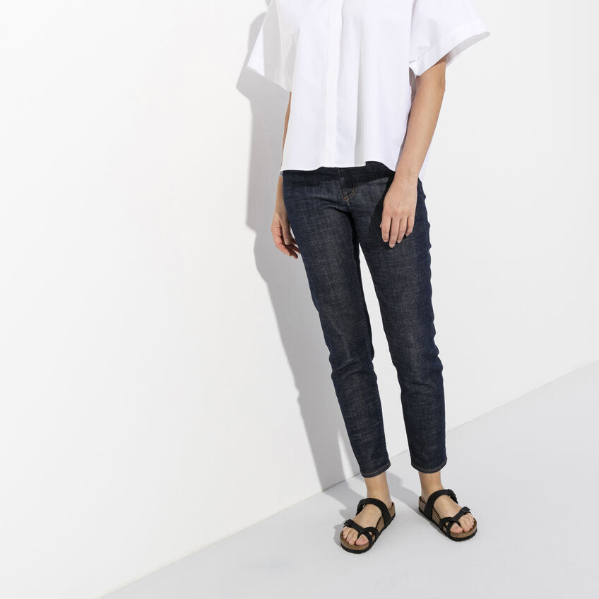Women's BIRKENSTOCK Mayari Birko-Flor Nubuck Sandals in BLACK