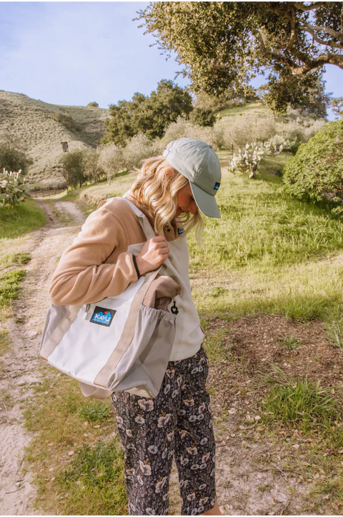 KAVU Can Do Canister Tote Bag in PEBBLESTONE