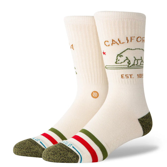 STANCE California Republic 2 Socks in OFF WHITE