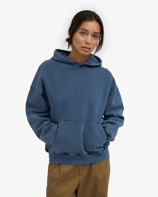 COLORFUL STANDARD Oversized Hoodie in NEPTUNE BLUE