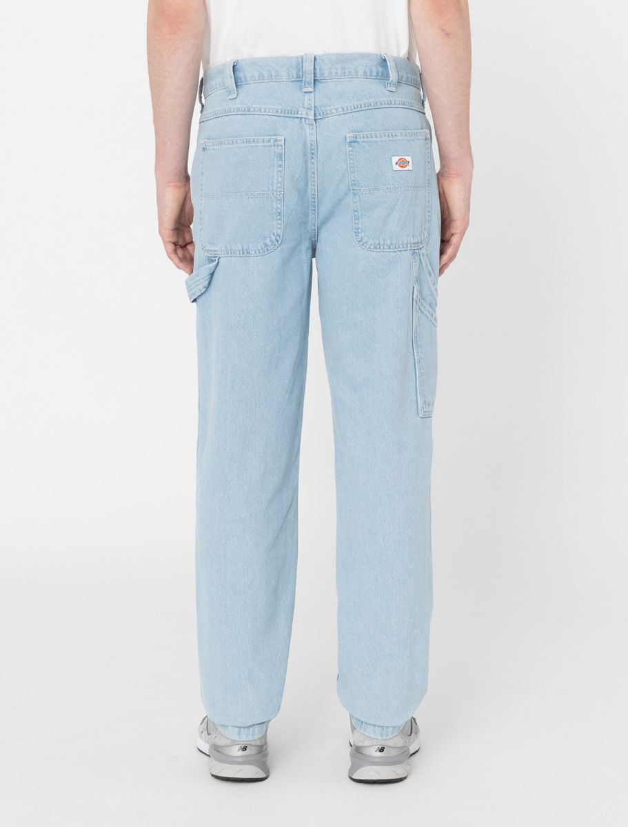DICKIES Garyville Straight Fit Denim Pants in VINTAGE BLUE