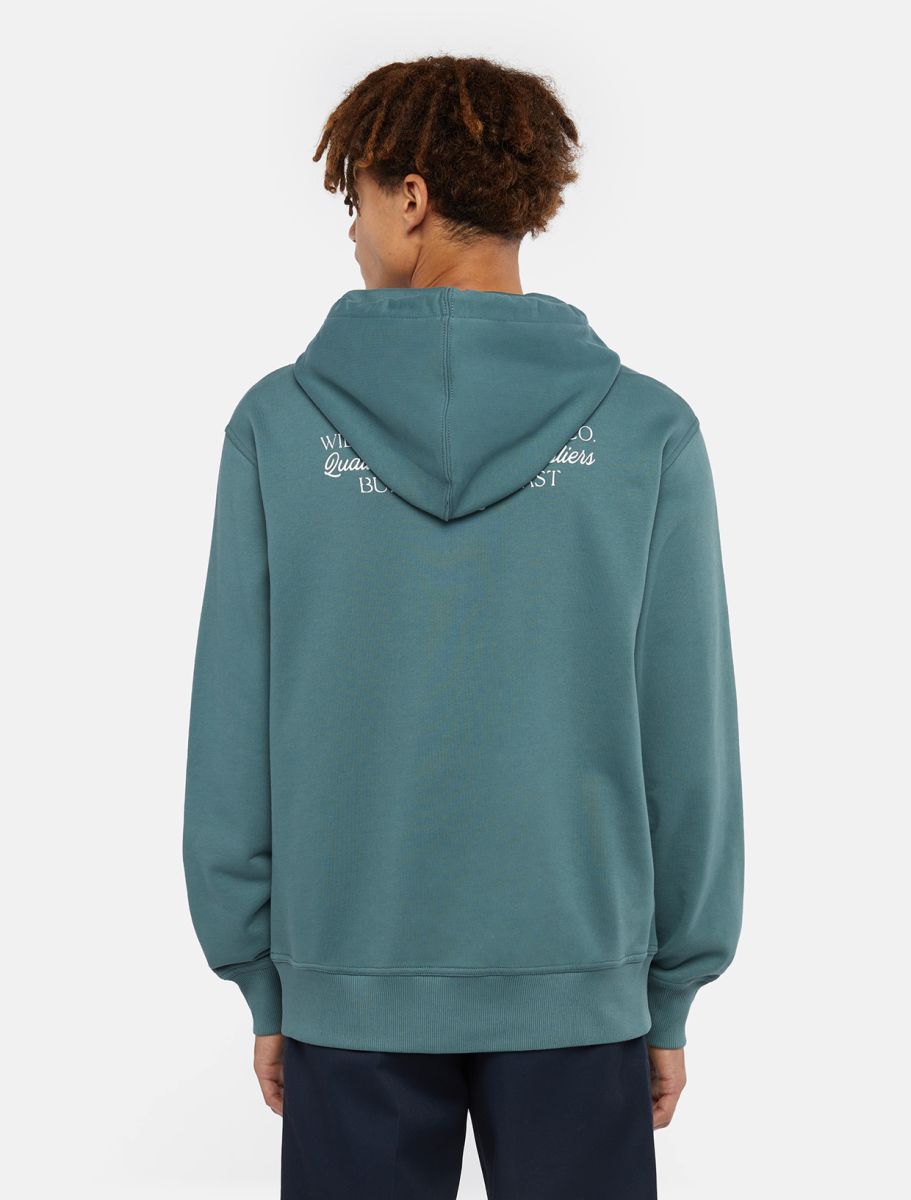 DICKIES Globe Hoodie in GREEN