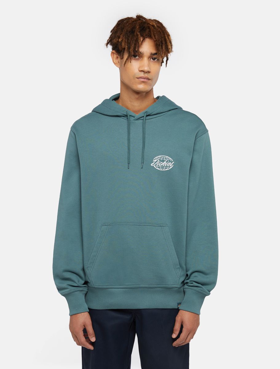DICKIES Globe Hoodie in GREEN