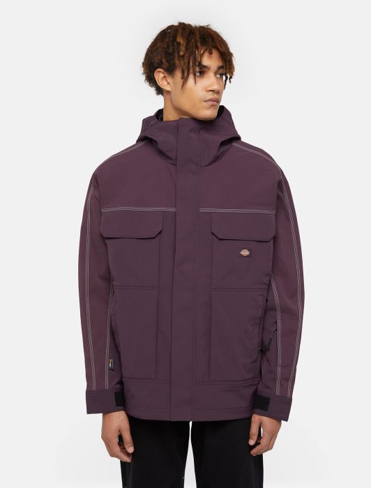 DICKIES Ronan Hooded Jacket in PLUM PURPLE