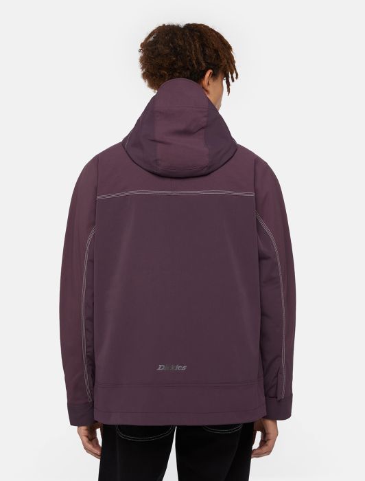 DICKIES Ronan Hooded Jacket in PLUM PURPLE