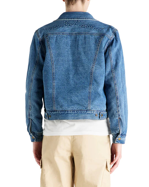 Womens DEUS EX MACHINA Marla Reversible Jacket in DENIM