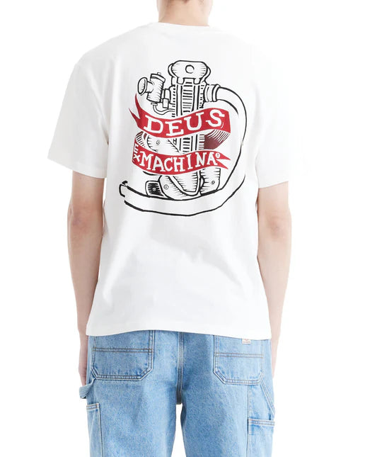 DEUS EX MACHINA Jailer Sappy Graphic T-Shirt in WHITE