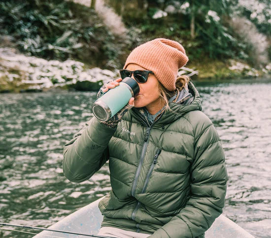 YETI Rambler® 12 oz (355 ml) Travel Bottle With HotShot Cap in Stainless Steel