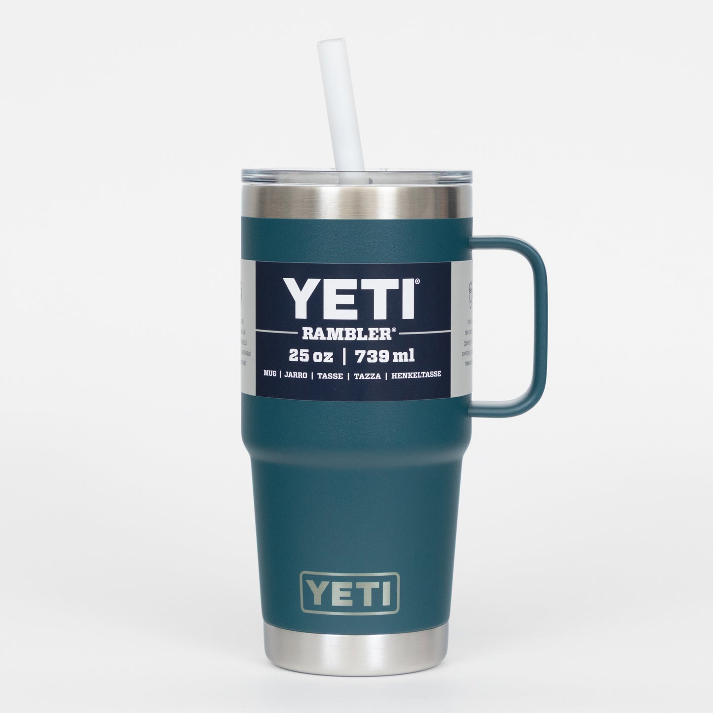 YETI Rambler 25 oz (710ml) Straw Drinking Cup in AGAVE TEAL