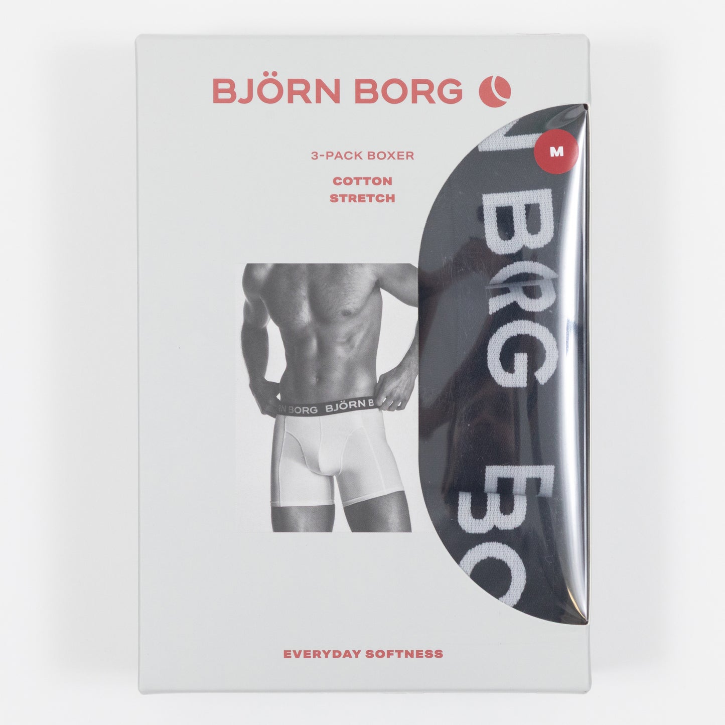 BJORN BORG 3 Pack Trunk Boxers in BLACK
