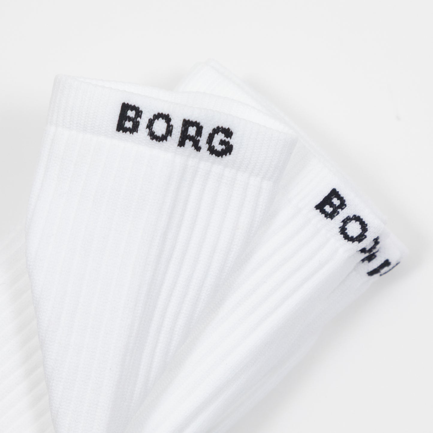 BJORN BORG 3 Pack Sports Socks in WHITE