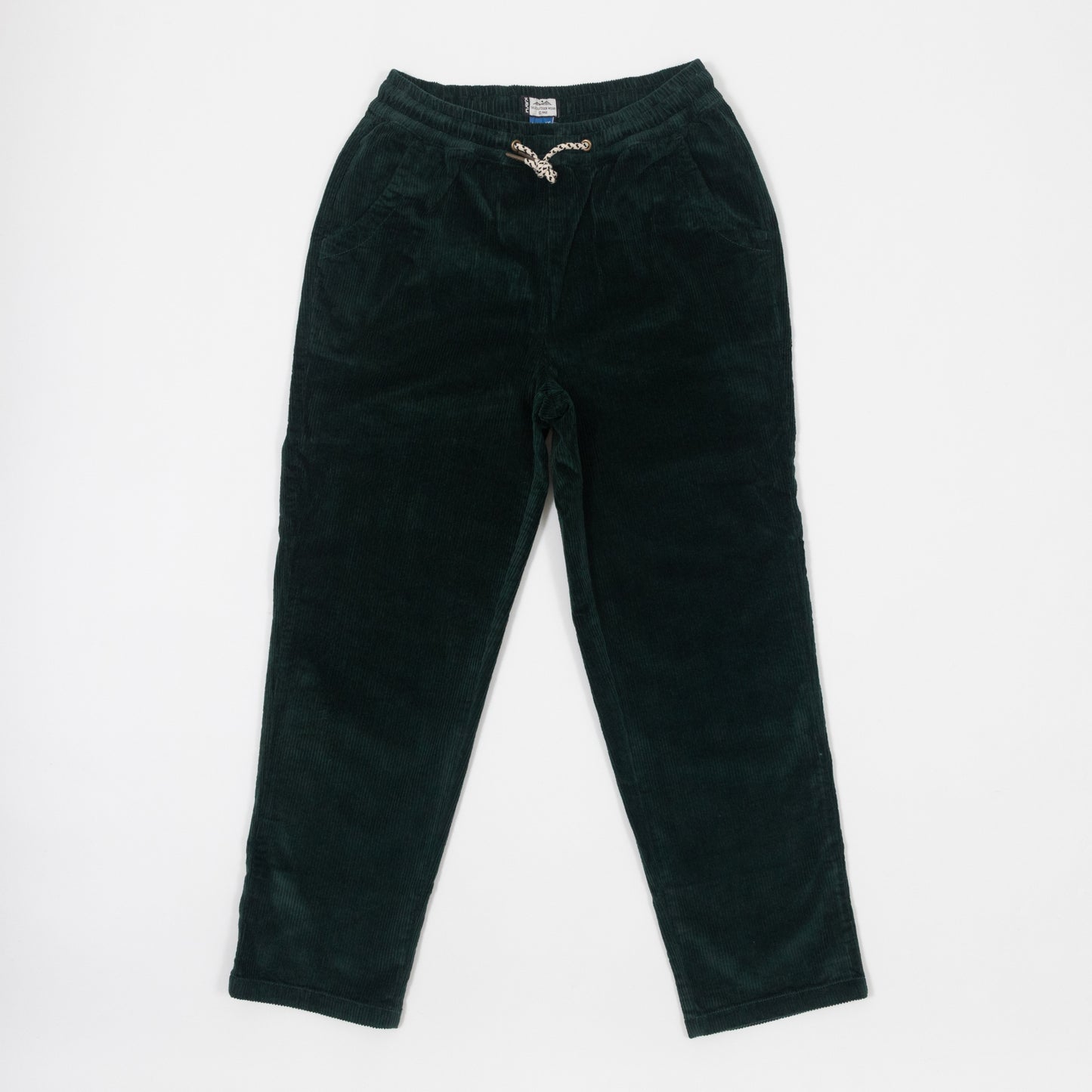 Womens KAVU All Decked Out Corduroy Trousers in GREEN