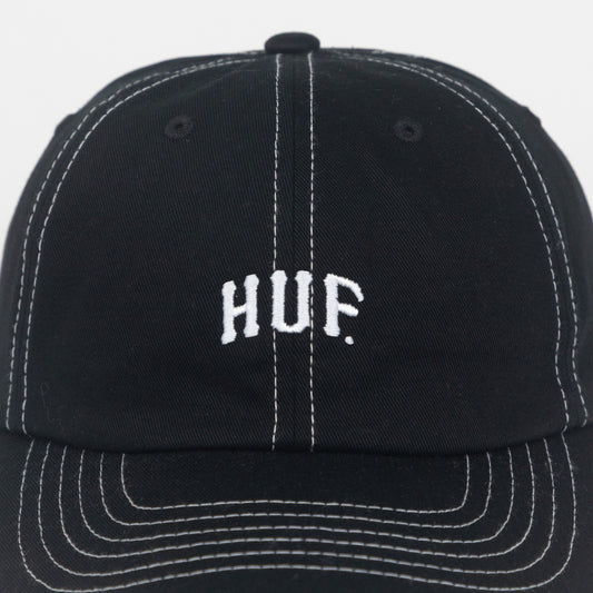 HUF Arch Logo Cap in BLACK