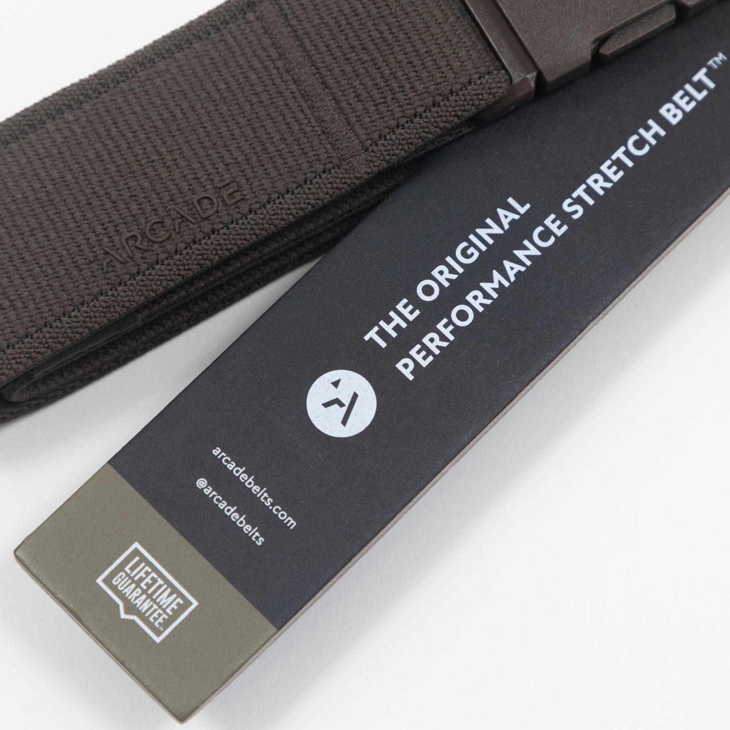 ARCADE BELTS Atlas Standard Belt in MED BROWN