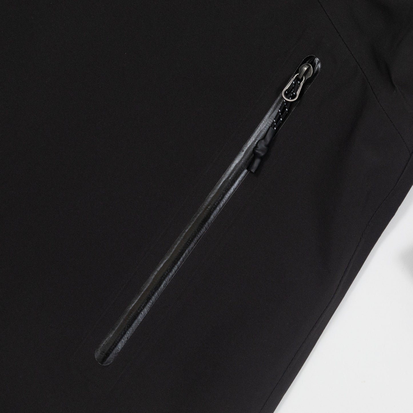 ELLIKER Ayre Long Shell Jacket in BLACK