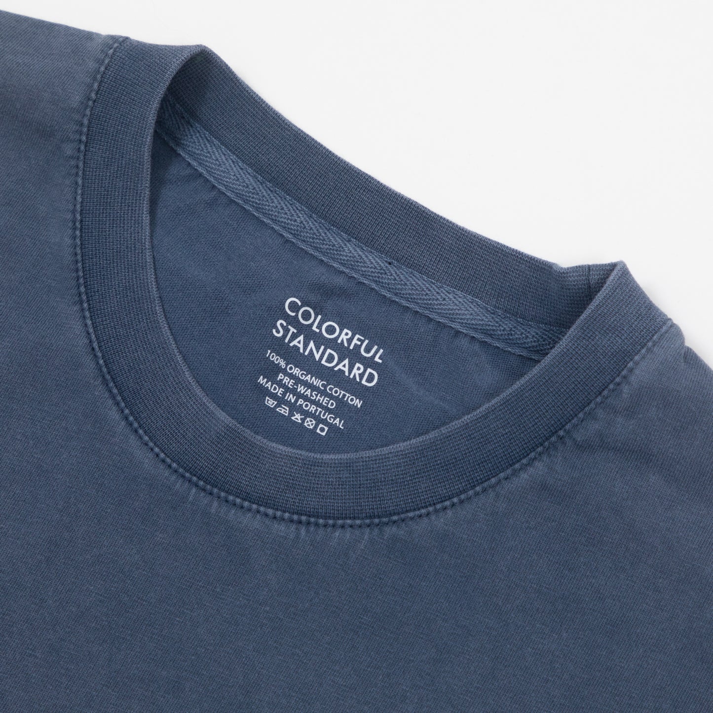 COLORFUL STANDARD Basic Oversized T-Shirt in BLUE