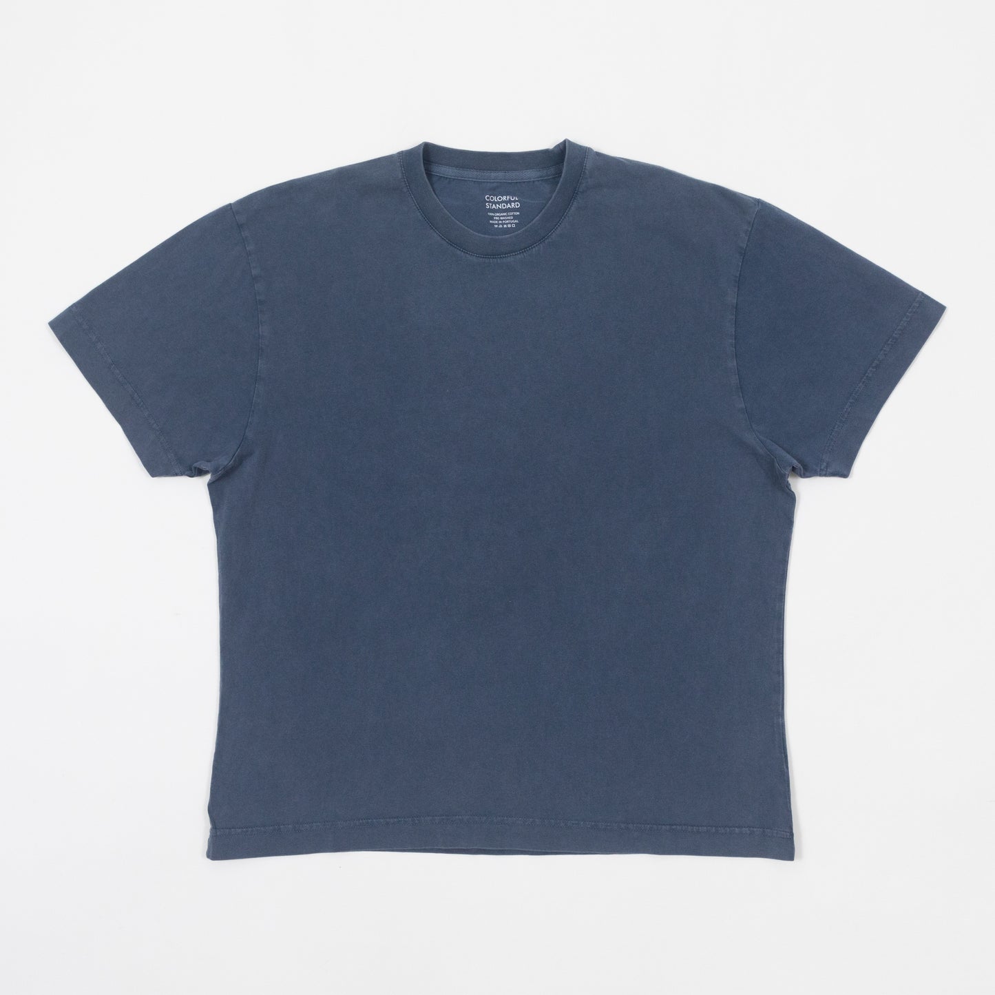 COLORFUL STANDARD Basic Oversized T-Shirt in BLUE