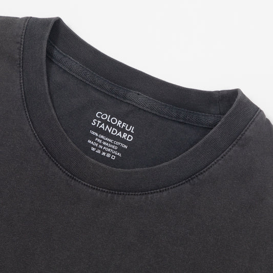 COLORFUL STANDARD Oversized T-Shirt in FADED BLACK