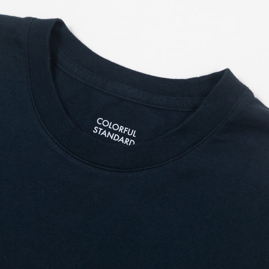 COLORFUL STANDARD Basic T-Shirt in NAVY BLUE