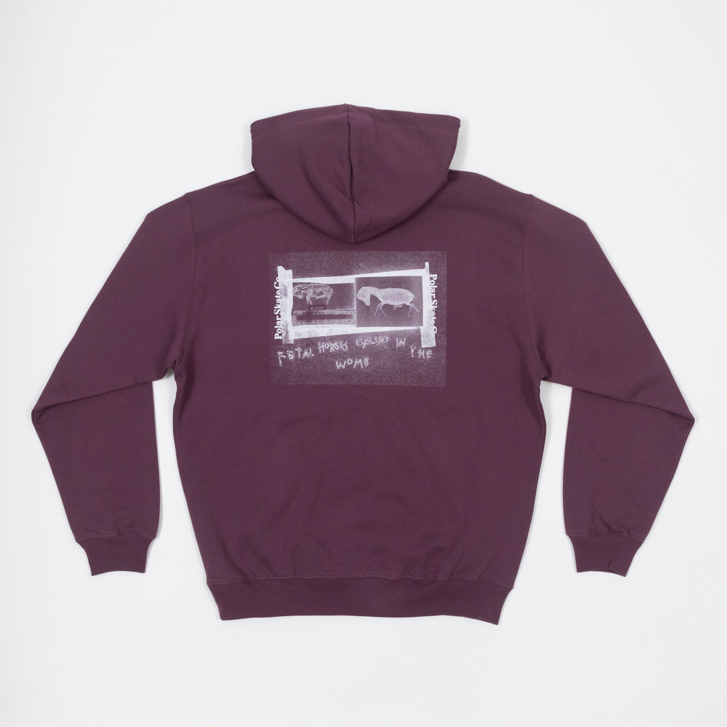 POLAR SKATE CO. Beautiful Horses Hoodie in PURPLE