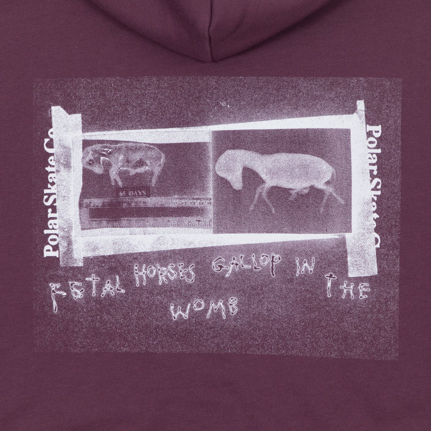 POLAR SKATE CO. Beautiful Horses Hoodie in PURPLE