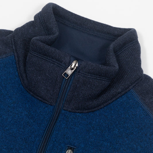 PATAGONIA Better Sweater Quarter Zip Fleece in BLUE