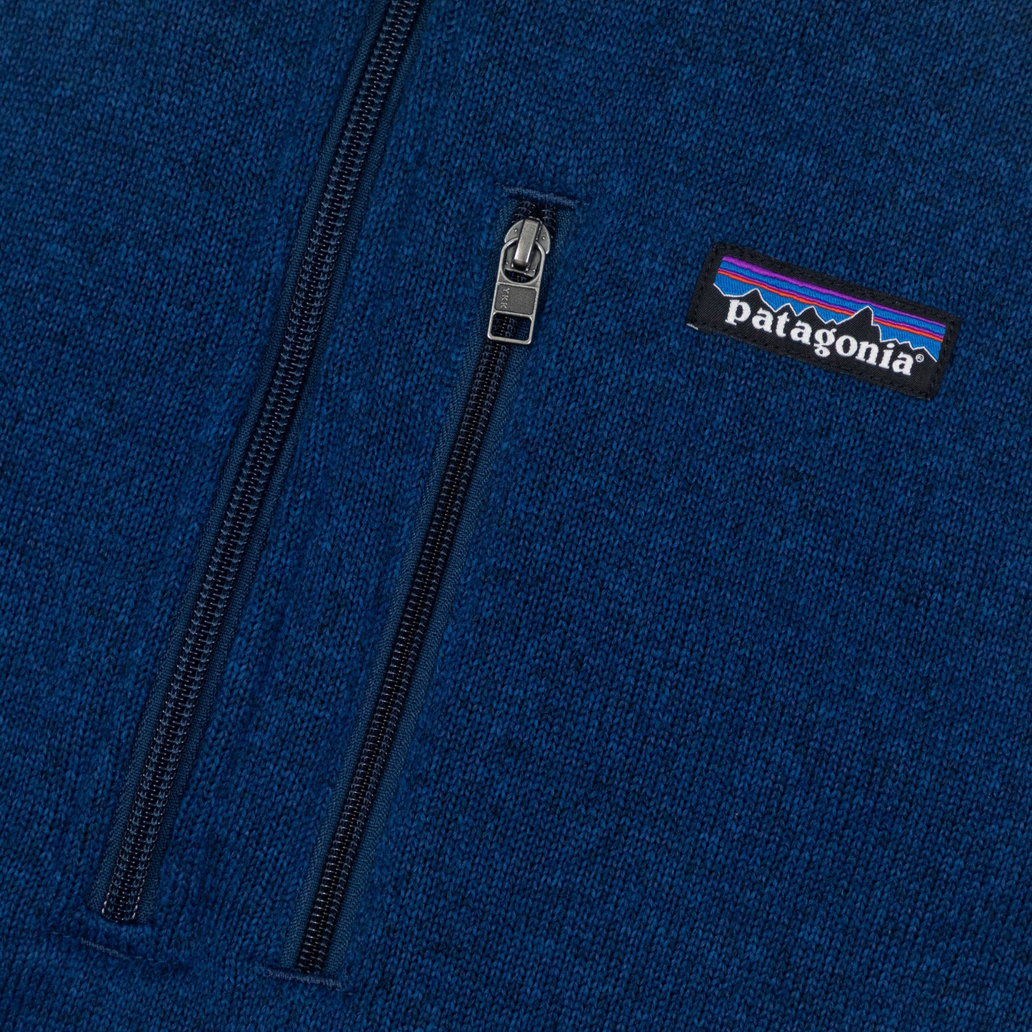PATAGONIA Better Sweater Quarter Zip Fleece in BLUE