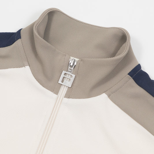 Womens FILA Bianca Inspired Track Jacket in CREAM