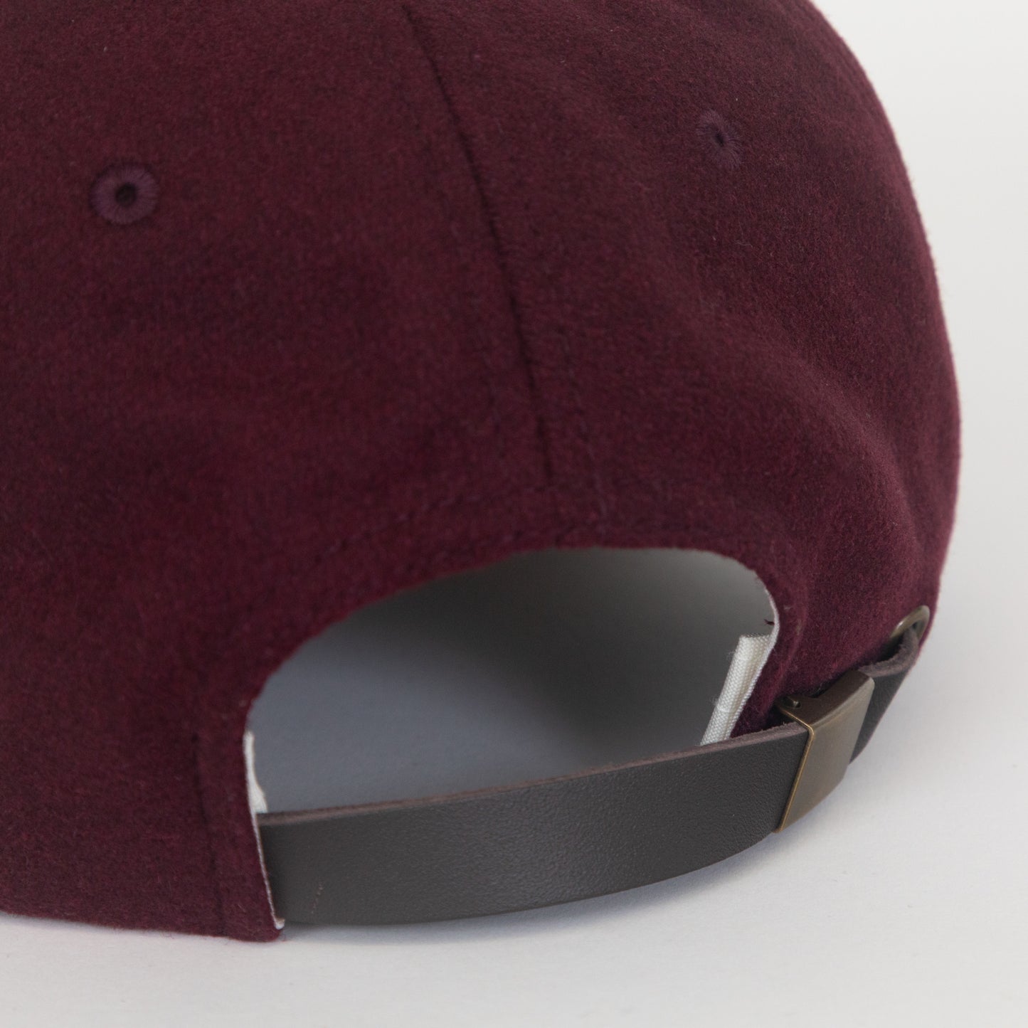 BRIXTON Big B MP Cap in PORT TEXTURED WOOL