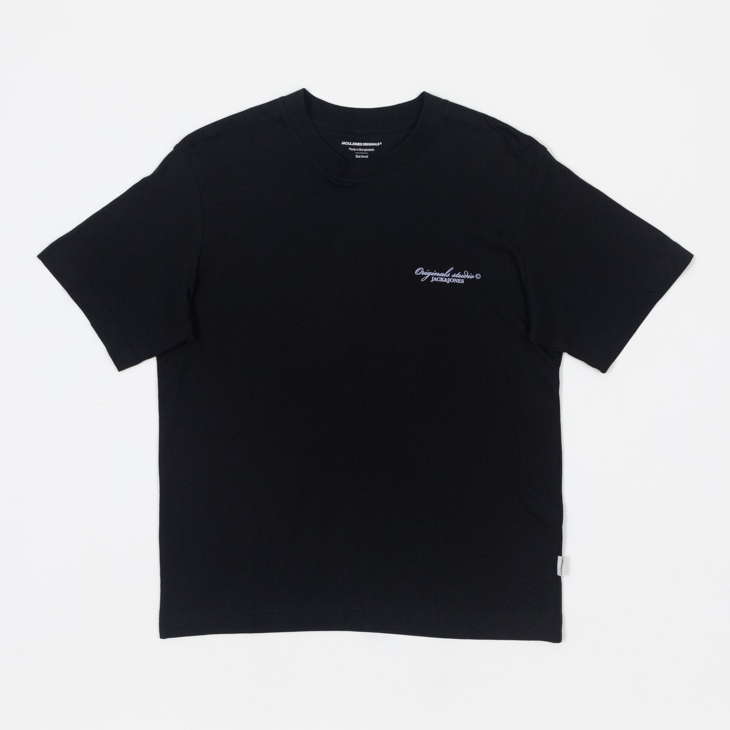 JACK & JONES Boston Graphic T-Shirt in BLACK