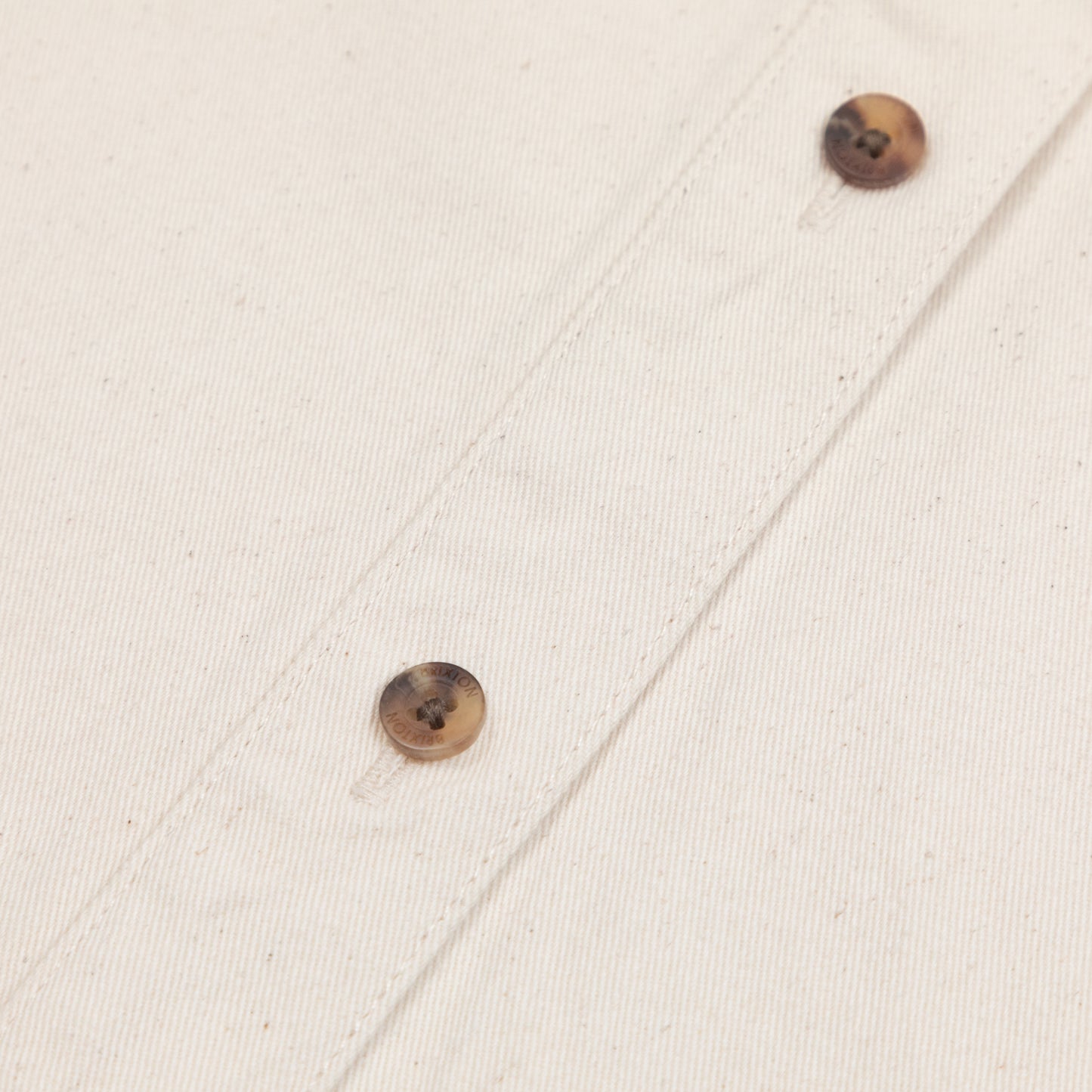 Women's BRIXTON Bowery Boyfriend Overshirt in CREAM