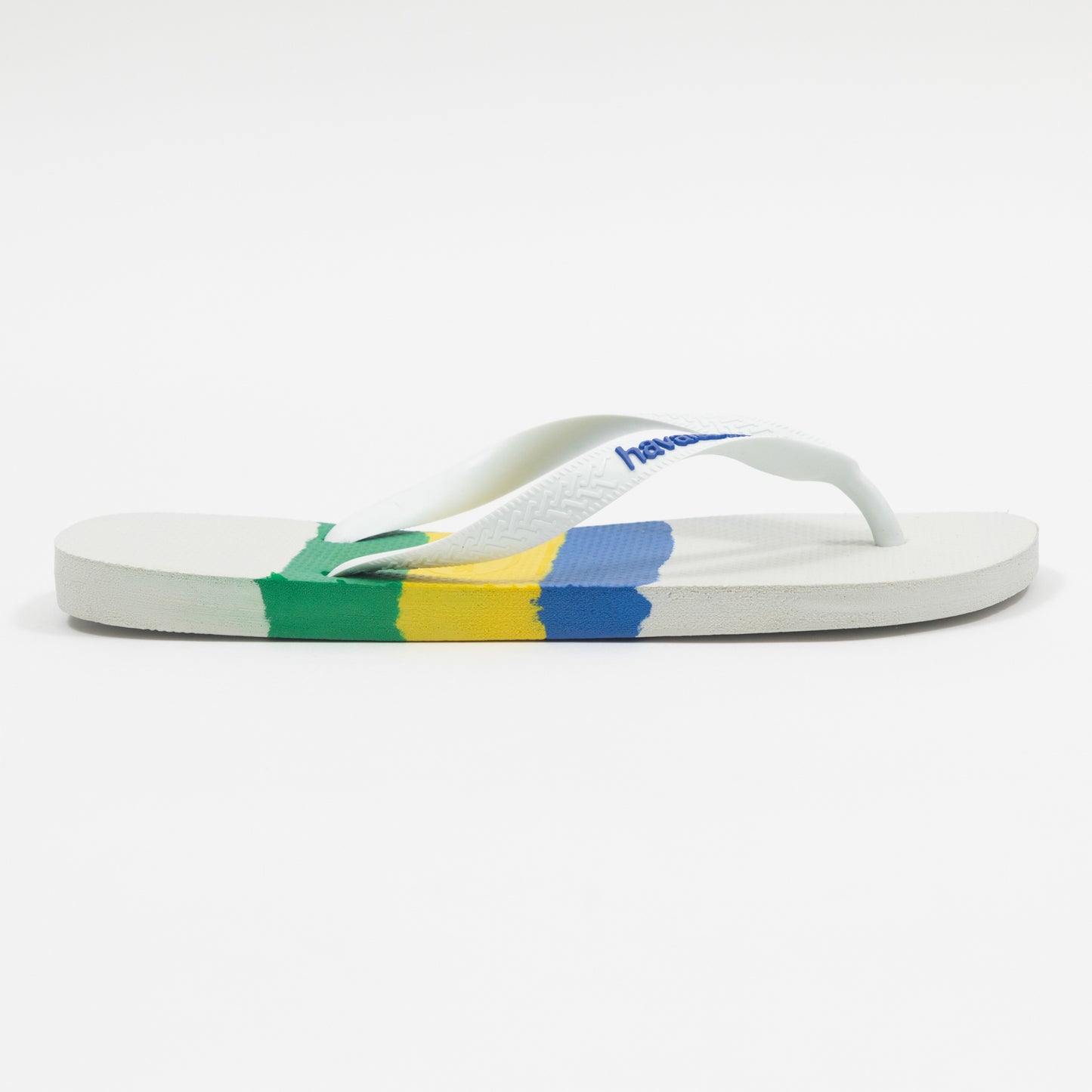 HAVAIANAS Brasil Tech Flip Flops in WHITE