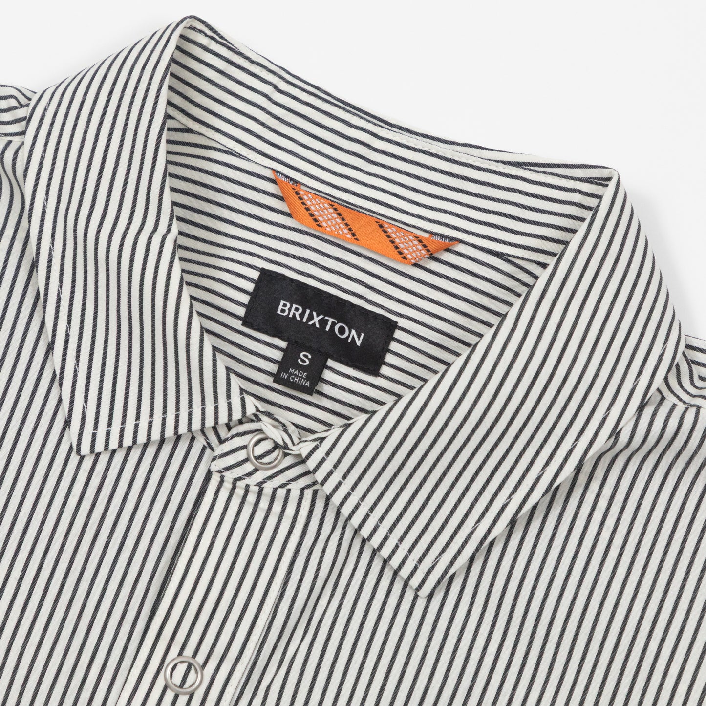 collar and snap closure brixton work wear shirt