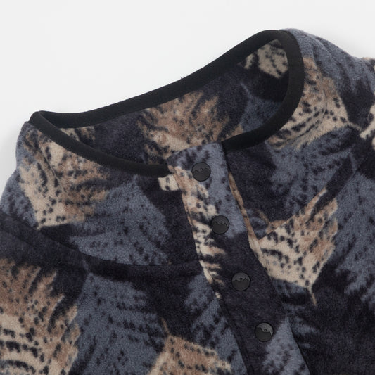 Womens KAVU Cavanaugh Fleece in LEAF LAYOUT