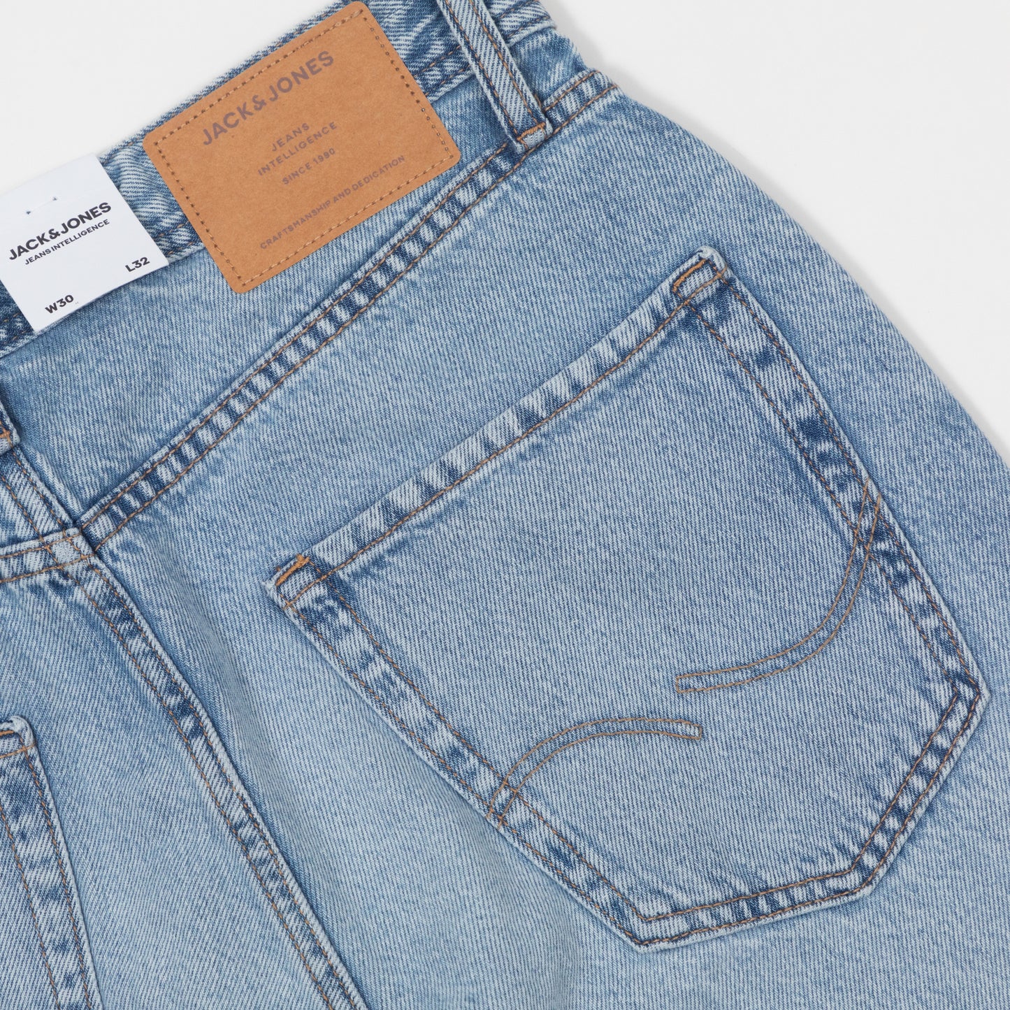 JACK & JONES Chris Original 693 Straight Fit Jeans in BLUE