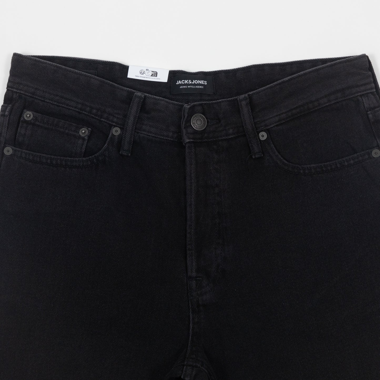 JACK & JONES Chris Original 912 Straight Fit Jeans in BLACK