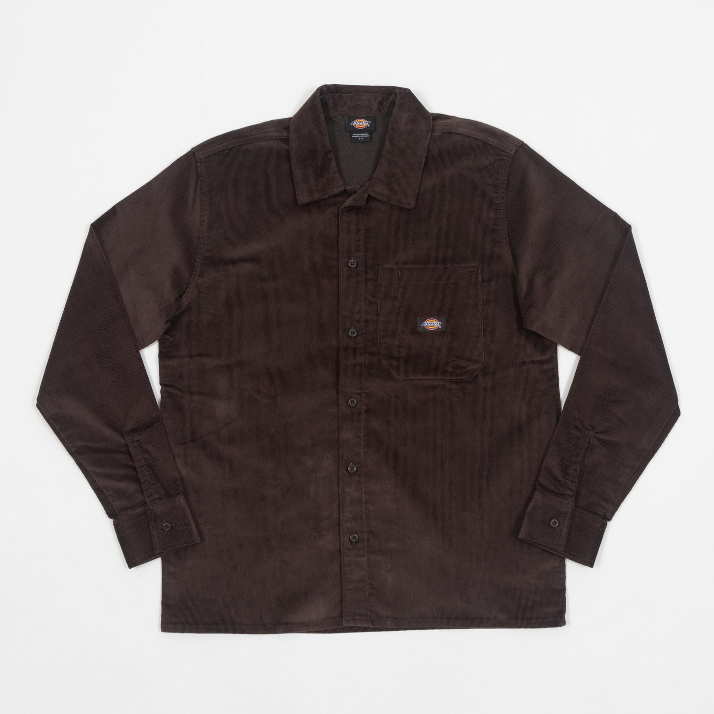DICKIES Corduroy Shirt in BROWN