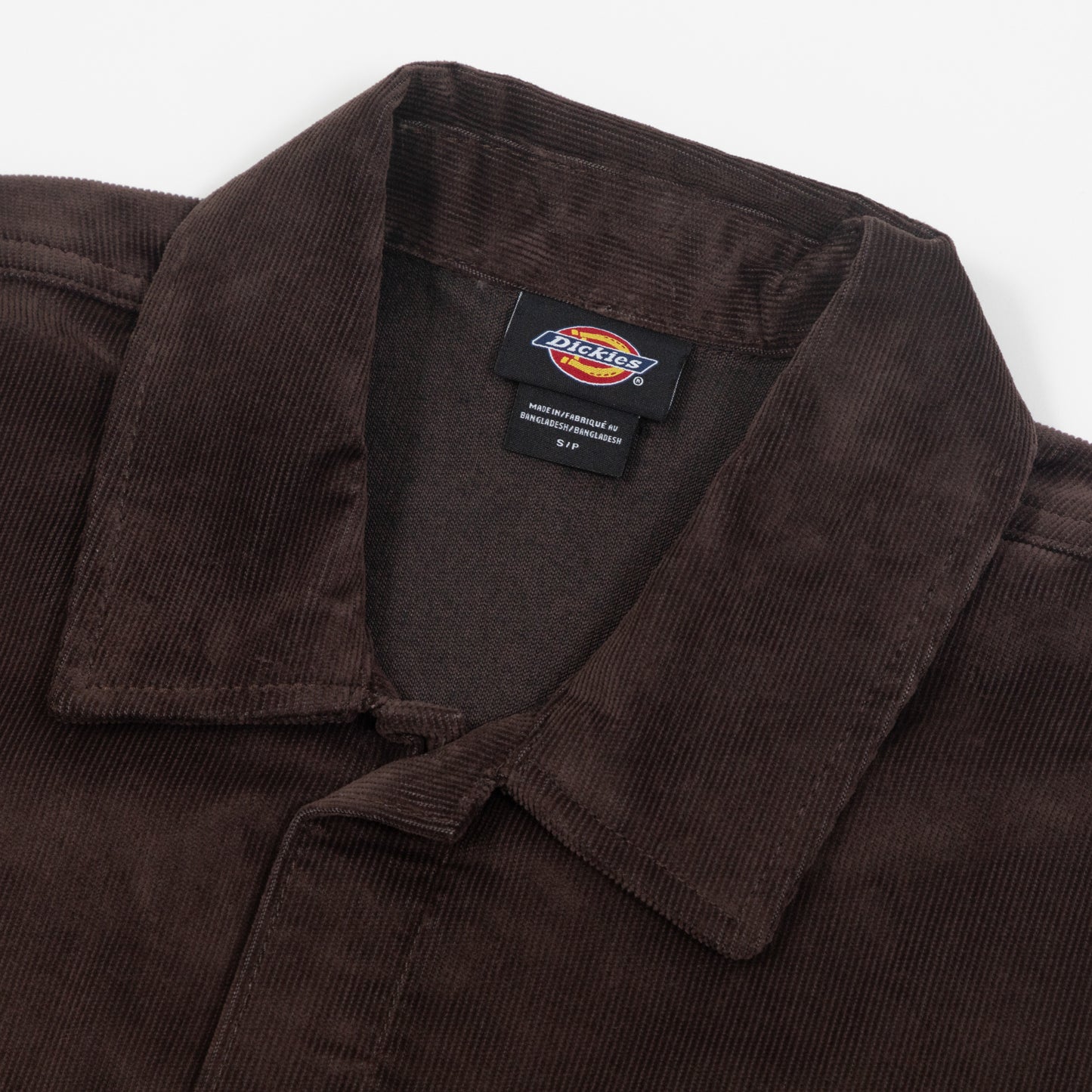 DICKIES Corduroy Shirt in BROWN
