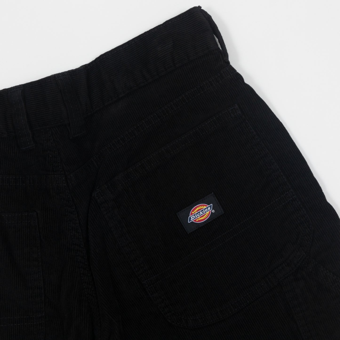 Womens DICKIES Corduroy Carpenter Jeans in BLACK