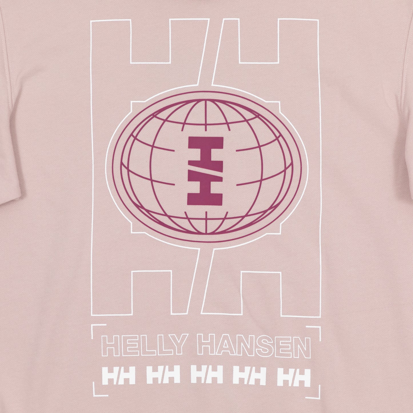 HELLY HANSEN Core Graphic Hoodie in PINK