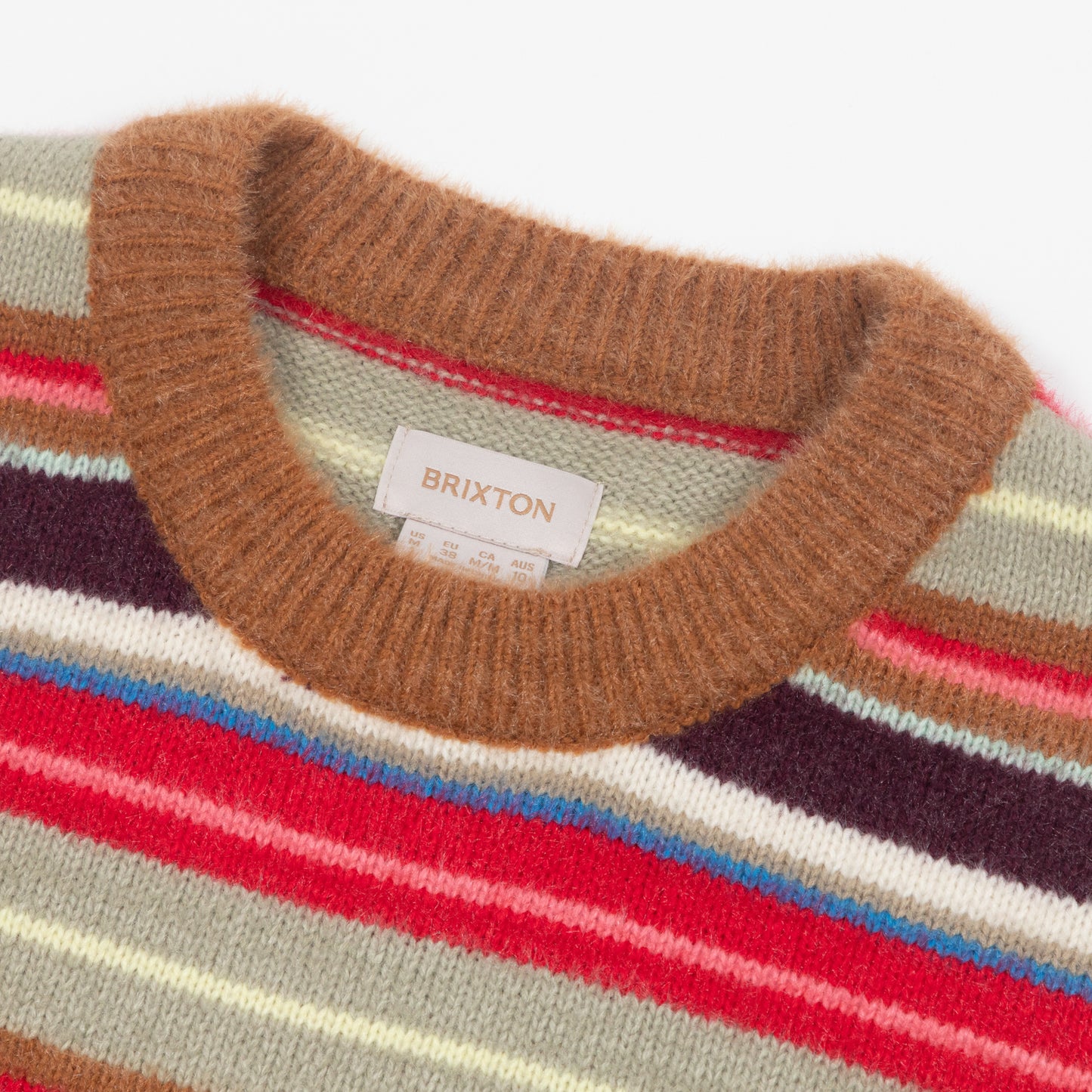Womens BRIXTON Cozy Crew Sweater in MULTI STRIPE