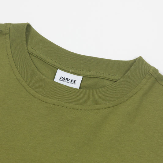 PARLEZ Craft Oversized T-Shirt in FERN GREEN