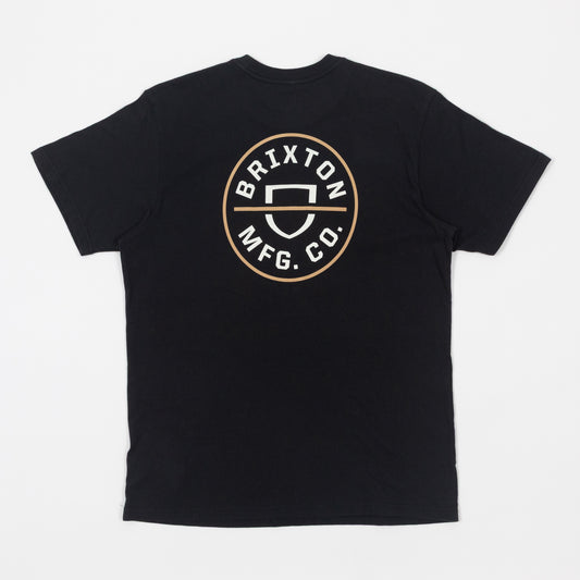 BRIXTON Crest II Graphic T-Shirt in BLACK