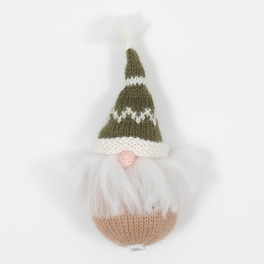 Crochet Gnomes with Nordic Hat Christmas Ornament