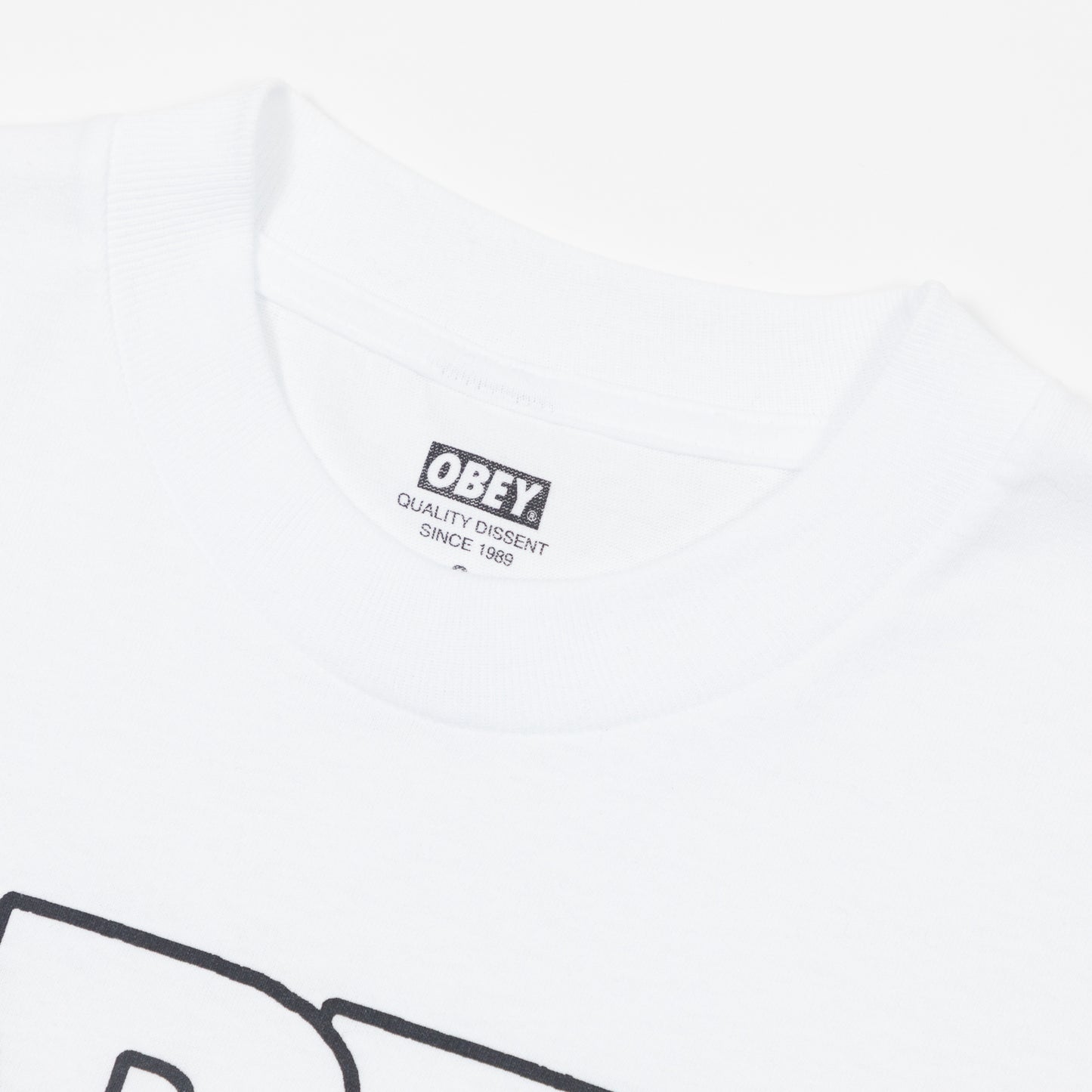 OBEY Dalmation Graphic T-Shirt in WHITE