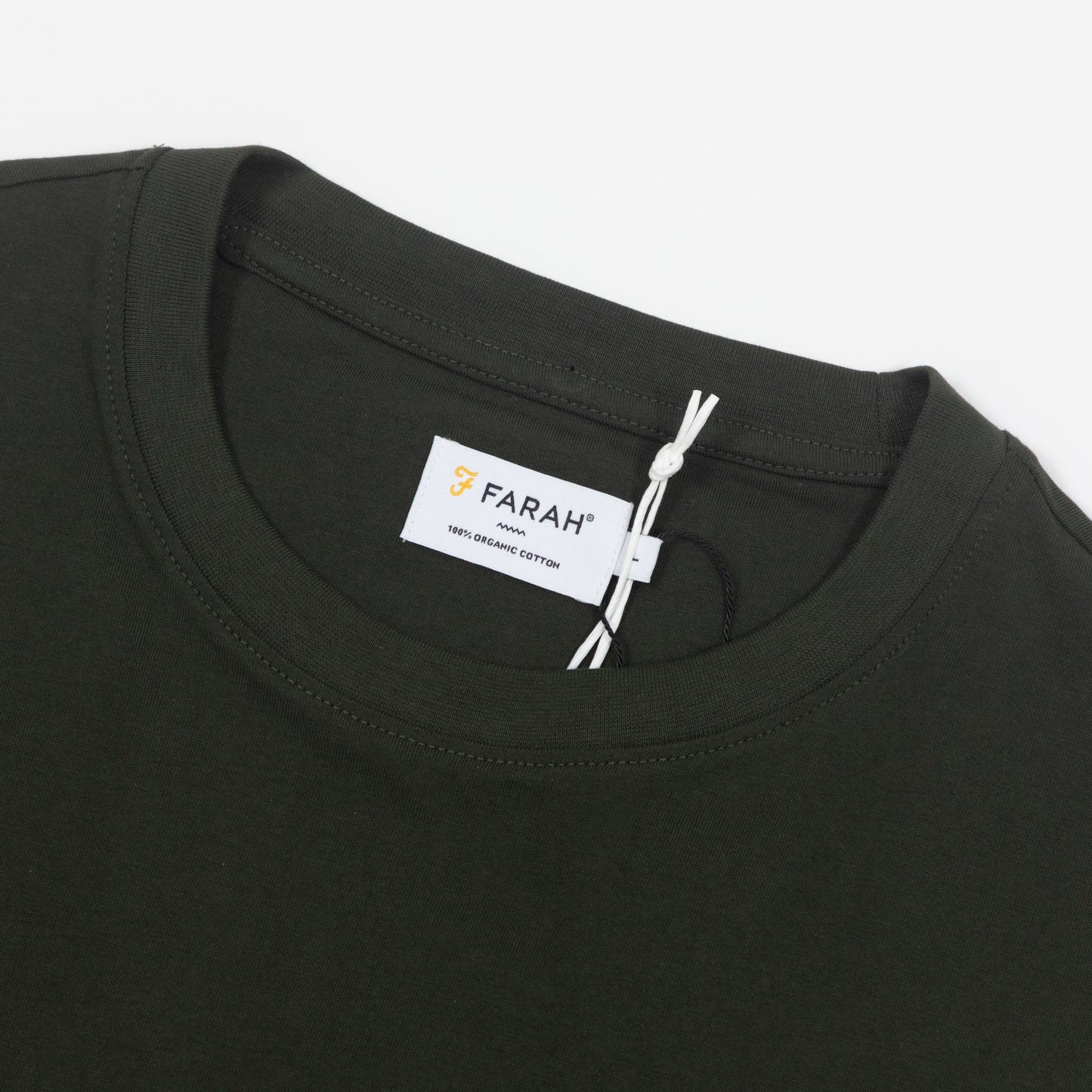 FARAH Danny Regular Fit T-Shirt in GREEN