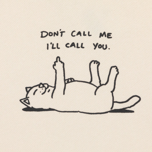 Women's RIPNDIP Don't Call Me Cropped Hoodie in CREAM