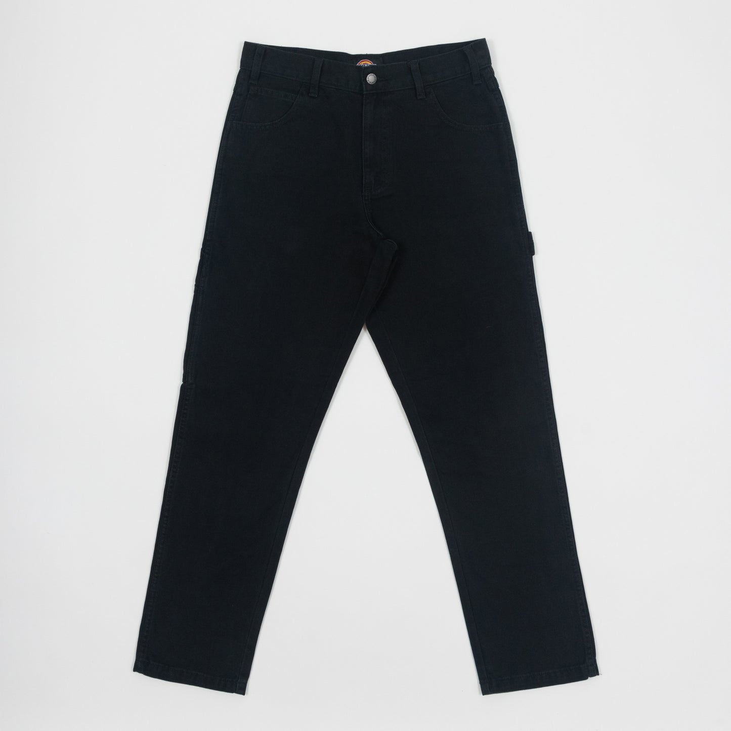 DICKIES Duck Canvas Carpenter Pants in WASHED BLACK
