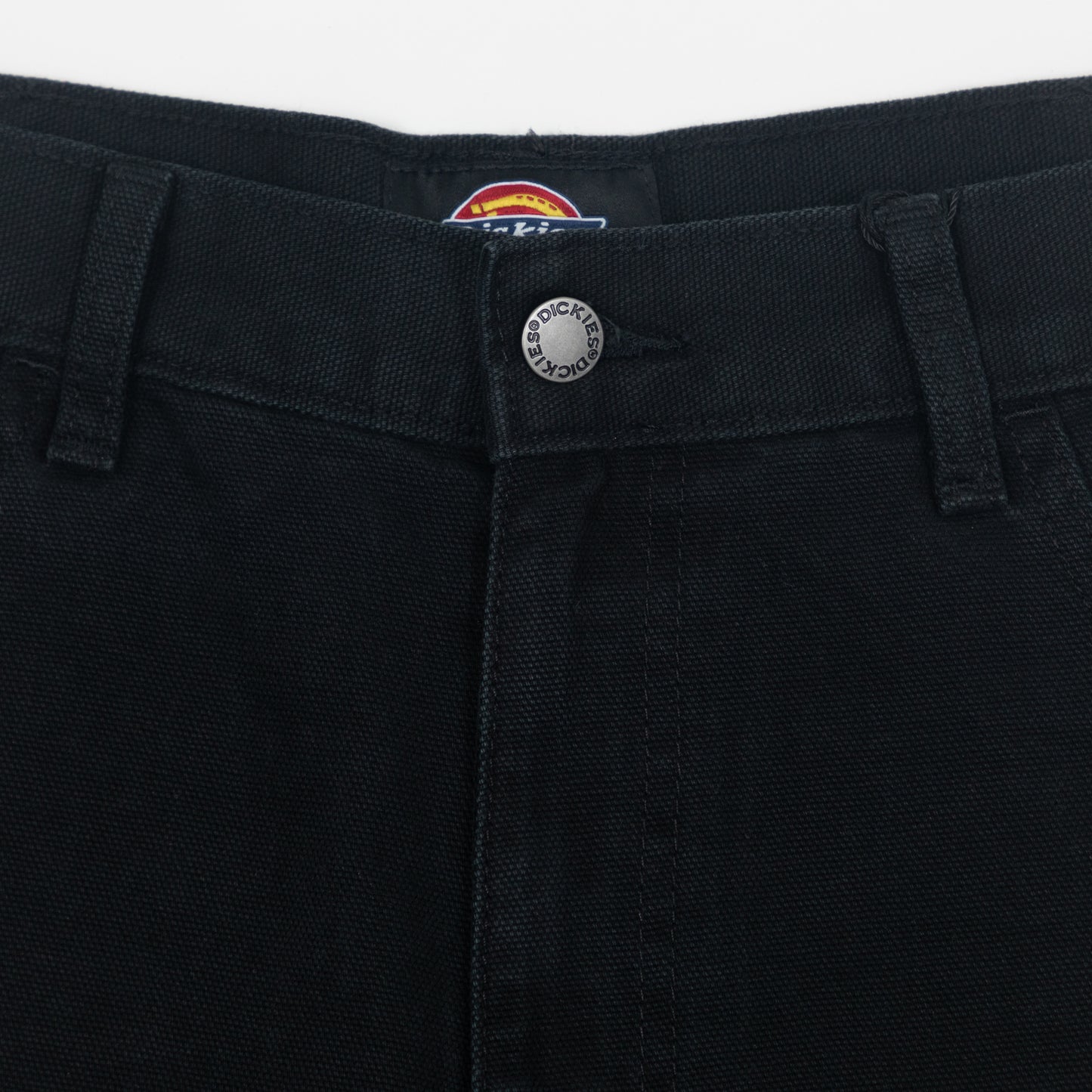 DICKIES Duck Canvas Carpenter Pants in WASHED BLACK